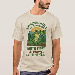Umwelt-Frosch-Brigade – Erde zuerst, immer T-Shirt