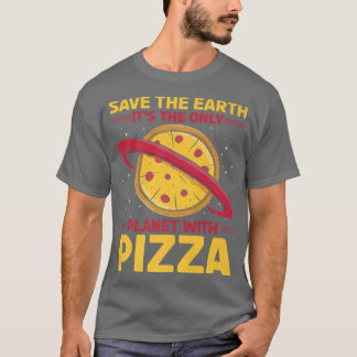 Umweltaktivist Pizza Lover T-Shirt Funny Zitat