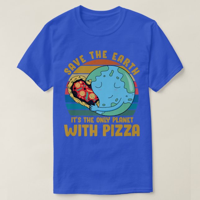 Umweltaktivist Pizza lover tee Funny Quote (Design vorne)