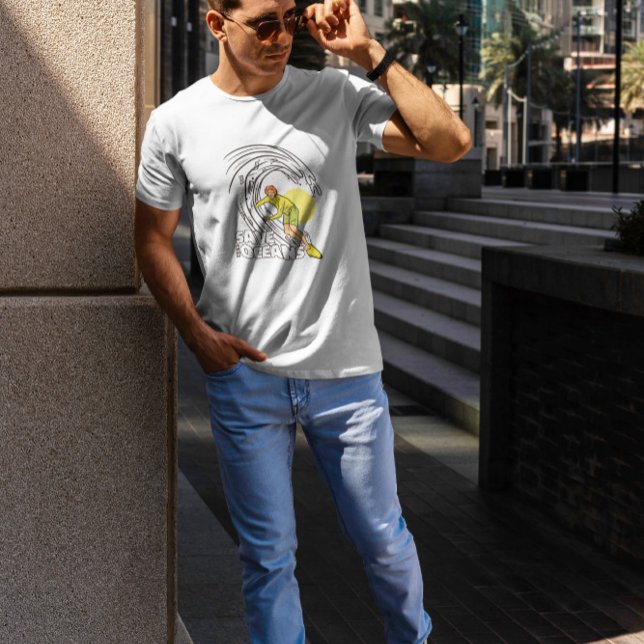 Umweltbewusstsein im Surfen T-Shirt (Von Creator hochgeladen)