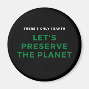 Umweltbewusstsein stoppt Klimawandel Magnet