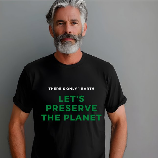 Umweltbewusstsein stoppt Klimawandel T-Shirt (Von Creator hochgeladen)