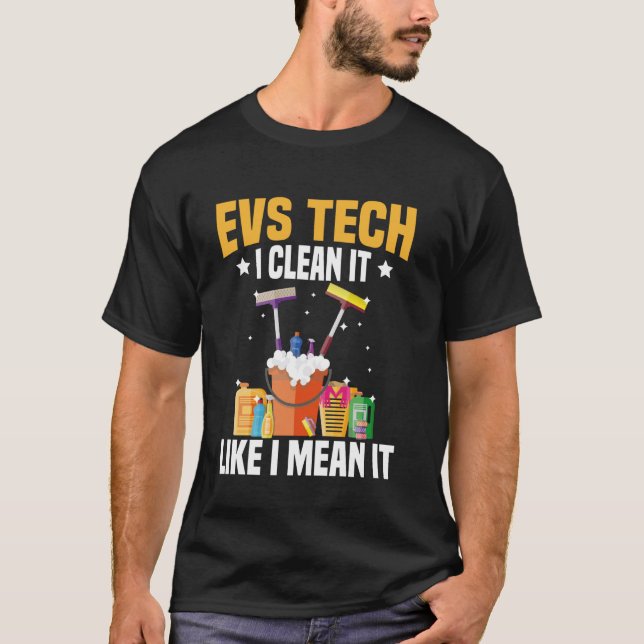 Umweltdienstmitarbeiter EVS Tech EVS Techniker T-Shirt (Vorderseite)
