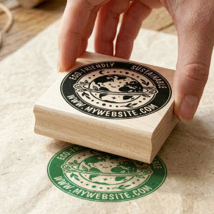 Umweltfreundlicher kundenspezifischer Markenverpac Gummistempel