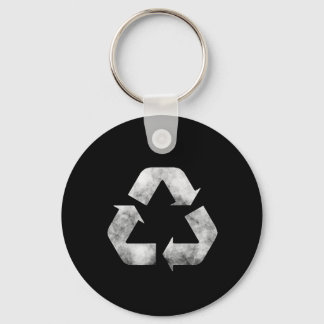 Umweltfreundliches Zeichen - Alles-Recycler Schlüsselanhänger