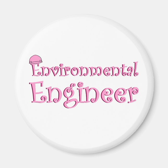 Umweltingenieur Pink Magnet (Vorne)