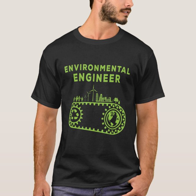 Umweltingenieur Recycelnd Schadstofffabrikate T-Shirt (Vorderseite)