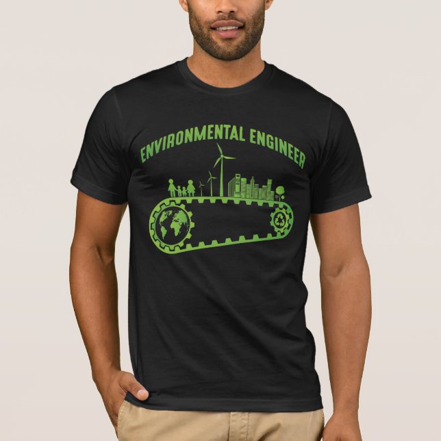 Umweltingenieurwesen T-Shirt (Vorderseite)