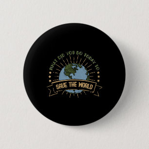 Umweltschutz für Frauen - Klimawandel Button