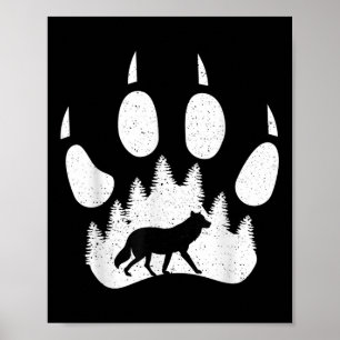 Umweltschutz Fußabdruck Klima schützen Poster