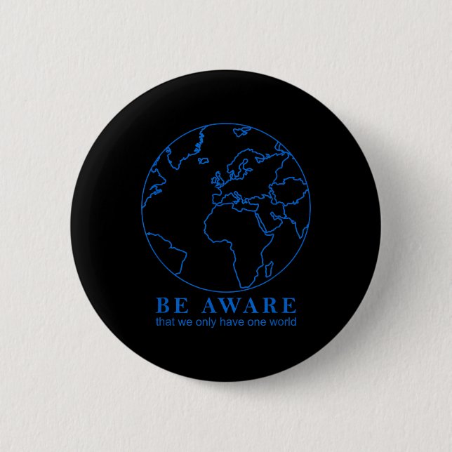 Umweltschutz in der Kontur Button (Vorderseite)