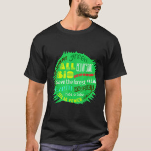 Umweltschutz in der Welt des Waldes L T-Shirt