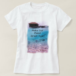 Umweltschutz-Klimawandel-Bewusstsein T-Shirt