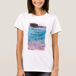 Umweltschutz-Klimawandel-Bewusstsein T-Shirt