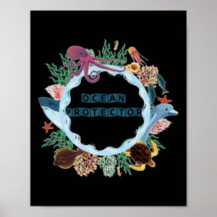 Umweltschutz Naturschutz, Meeresschutz Poster