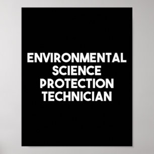 Umweltschutz-Techniker Premiu Poster