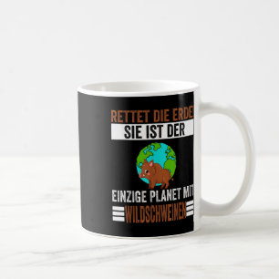 Umweltschutz Tierschutz Wildschwein Kaffeetasse