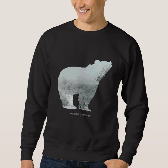 Umweltschutz und Naturschutz b Sweatshirt (Vorderseite)