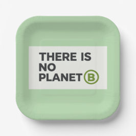 Umweltschützer ohne Planet B Pappteller