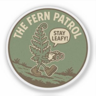 Umweltschützer Pflanzenliebhaber Fernglas Aufkleber