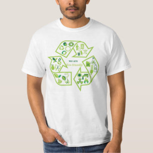 Umweltsmäßig umweltfreundlicher grüner T - Shir T-Shirt
