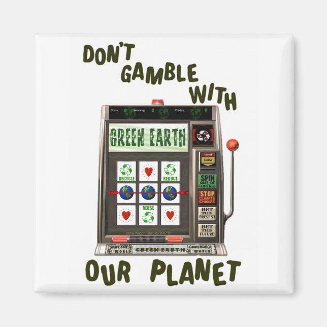 Umweltspiel des Earth Day Magnet (Vorne)