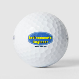 Umwelttechniker Blue Oval Golfball