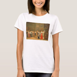 Umwerbende Szene, 1644 (Öl auf Leinwand) T-Shirt