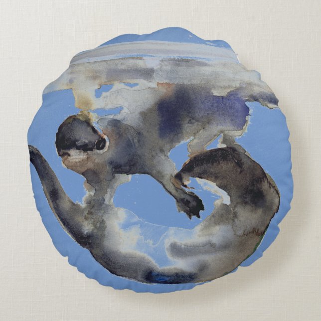 Umwerbung Rundes Kissen (Rückseite)