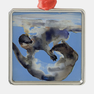 Umwerbung Silbernes Ornament