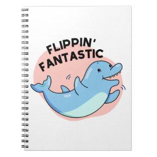 Umwerfend fantastischer lustiger Delfin-Wortwitz  Notizblock