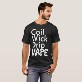 Umwickeln Sie die kleinen Docht-Tropfen Vape T-Shirt