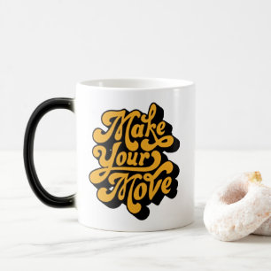 Umzug machen - Retro Groovy Tasse