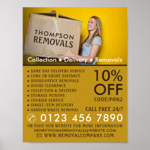 Umzugsbox, Umzugsfirmenwerbung Poster