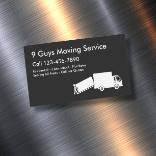Umzugsdienst Moderne Geschäftsmagneten Magnetische Visitenkarte
