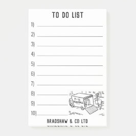 Umzugsgeschäft im Haus Post-it Klebezettel