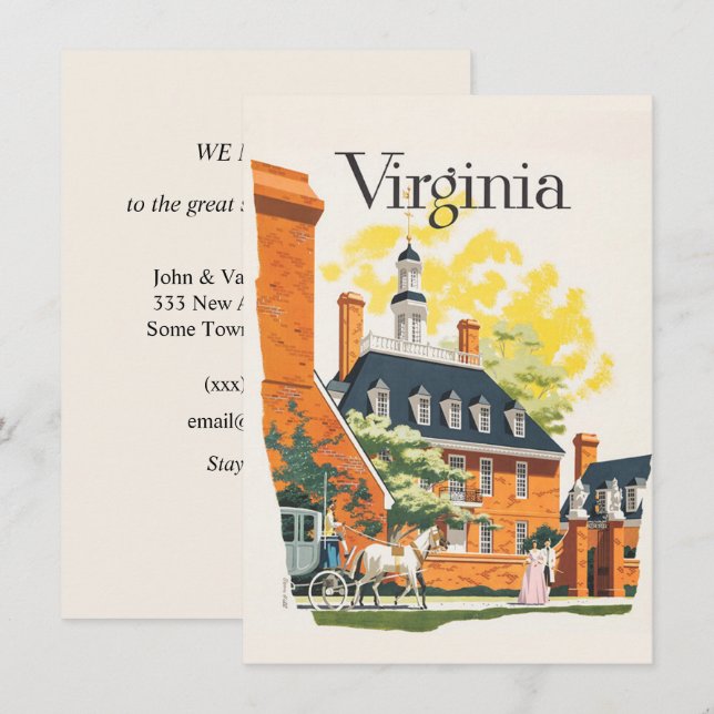 Umzugsmeldung Virginia (Vorne/Hinten)