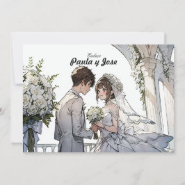 Un Amor Anime: Invitación Einladung