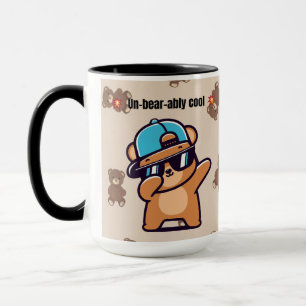 Un-Bear-ably Cool Süße Bären-Kaffeetasse Tasse