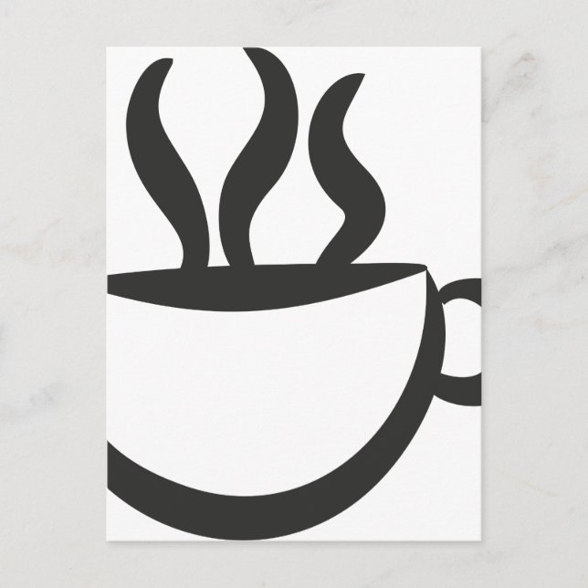 Un Café? Postkarte (Vorderseite)