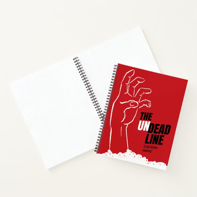 Un Deadline - Vintages Horror-Filmplakat Notizbuch (Innenseite)