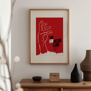 Un Deadline - Vintages Horror-Filmplakat Poster