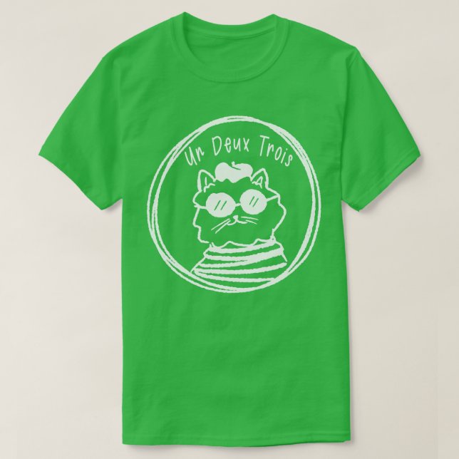Un Deux Trois Cat T-Shirt (Design vorne)