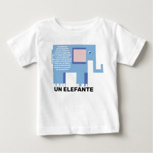 Un Elefante Spanisches Kinderzimmer rhya Baby T-shirt