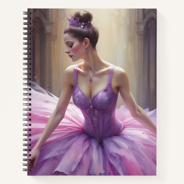 Un Sueño Lila Notizbuch (Vorderseite)