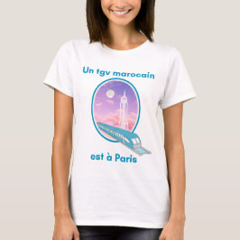 Un TGV Marocain Funny Marokko Football T - Shirt