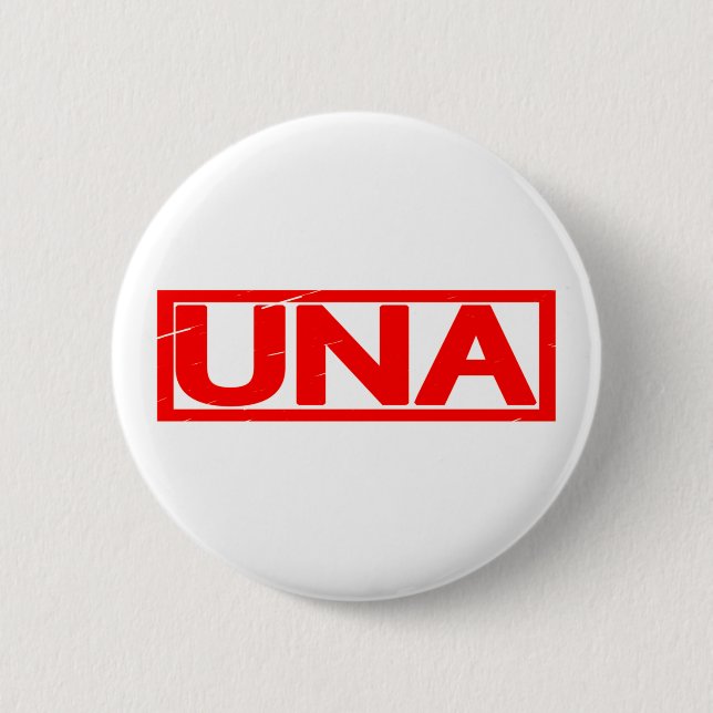Una Briefmarke Button (Vorderseite)