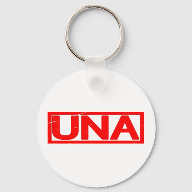 Una Briefmarke Schlüsselanhänger (Vorderseite)
