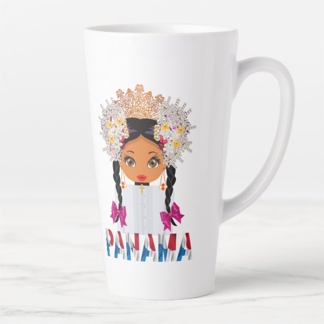 Una taza muy panameña milchtasse (Rechts)