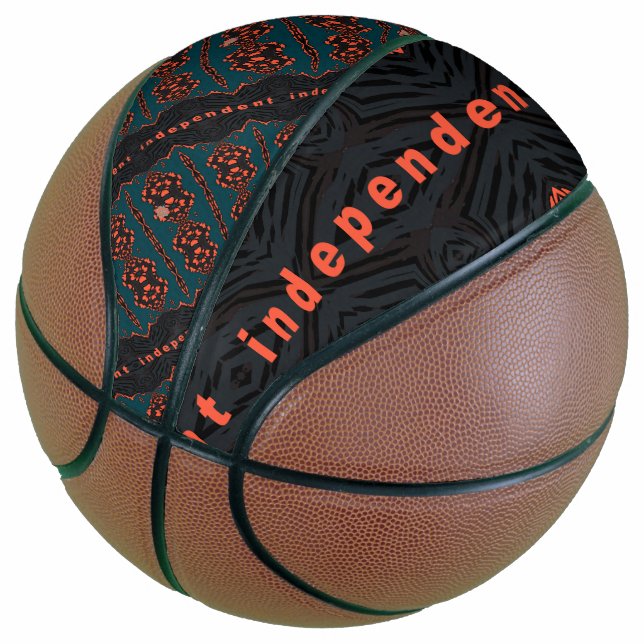Unabhängig und stolz! basketball (angewinkelt)